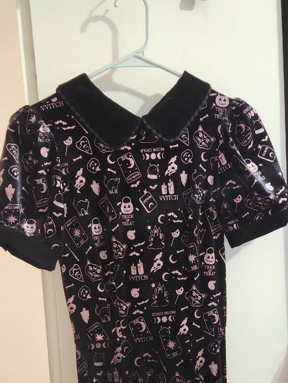 Women's Halloween Wednesday Adam's Family Party Costume Dress Sz 2